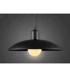 Rsylight Metal Siyah Retro Dekoratif Kafe Mutfak Sarkıt Avize Çap:30 cm