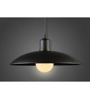 Rsylight Metal Siyah Retro Dekoratif Kafe Mutfak Sarkıt Avize Çap:30 cm