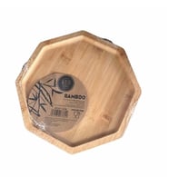 BAMBOO SEKİZGEN SUNUMLUK 20*20*1.5CM