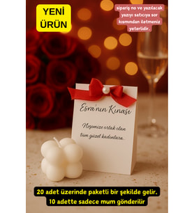 10'lu Bubble Mum - Kına Hediyesi - Nişan Hediyesi - Nikah Hediyesi - Mevlid Hediye - Bride