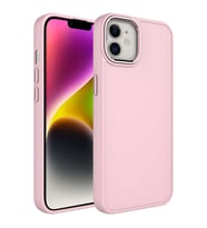 Apple iPhone 11 Kılıf Luna Dışı Soft Yumuşak İçi Kadife Kılıf (Pembe)