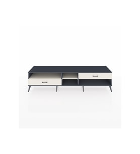 Hyperion TV Ünitesi 2 Raflı 2 Çekmeceli  220x44x51 Antrasit-Aytaşı