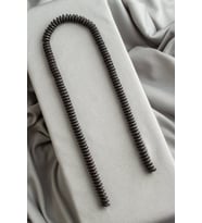 Hematit Doğal Taş Mat Siyah Daire Kesim 8x3mm Dizi [AA]