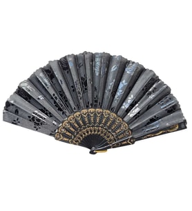 Plastik Kumaş Yelpaze 12 li OB-022