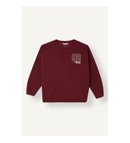 Defacto Numara Baskılı Bordo Erkek Çocuk Sweatshirt I6070A8/BR248