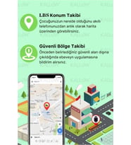 Çocuklar İçin Konum Takipli, Sos Özellikli Akıllı Saat - Siyah Q16 Plus