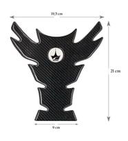Grippatch Yamaha, BMW, Honda ile Uyumlu Universal 6D Karbon Tank Pad GC03
