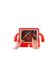 Fuchsia Galaxy Tab A8 10.5 SM-X200 (2021) ile Uyumlu kOkO Eğlenceli Karakterli Çocuk Tablet Kılıfı (Turuncu)