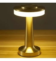 LED Masa Lambası Dokunmatik Sensör Şarj Edilebilir Masaüstü Gece Lambası (Gold)