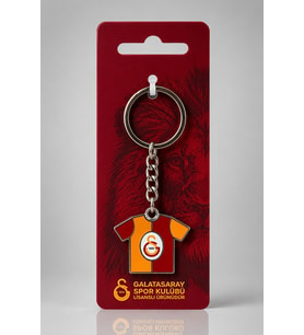 Lisanslı Galatasaray Parçalı Forma Metal Anahtarlık "Dekomus Cep Defteri Hediyeli"