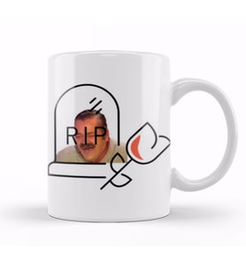 El Risitas RIP Kupa Bardak Porselen