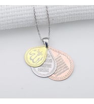 DUA 925 AYAR GÜMÜŞ KOLYE (Karışık)