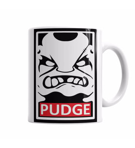 DOTA2 Pudge  Kupa Bardak Porselen