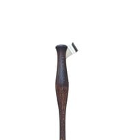 El yapımı copperplate obliq kalem sapı, gölge yazı, kahverengi desenli, ardıç ağacı-d4