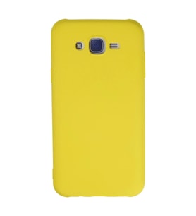 Galaxy J7 Kılıf Nano İçi Kadife - Sarı