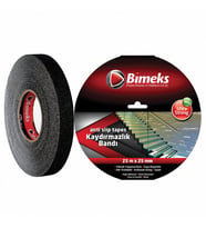 BİMEKS SİYAH KAYDIRMAZLIK BANDI 25 MT X 25 MM