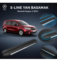 Renault Kangoo 3 S-Line Premium Krom Yan Basamak 2021 Sonrası
