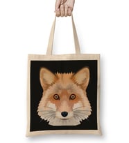 Fox Vector Design Bez Çanta Uzun Saplı