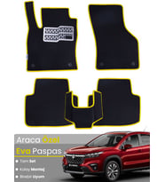 SUZUKİ S-CROSS (2021-2025) Uyumlu EVA Paspas Tam Set–Oto Paspas,Araca Özel,Kolay Montaj