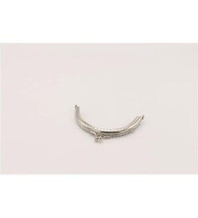 Çanta Klips Oval - 10 cm Gümüş