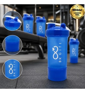 Logonuza Özel 50 Adet S101 550 ml Smart Shaker - Hazneli Sporcu Shaker