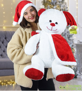 75 Cm Sevimli Şapkalı  Ayıcık