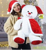 75 Cm Sevimli Şapkalı  Ayıcık