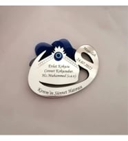 Kişiye Özel Pleksi Sünnet Magnet Hatıra (Altın)