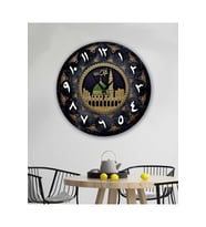 bilge Tasarım Retro Duvar Saati 40 x 40 CM (Karışık)
