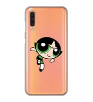 Samsung Galaxy A70 Uyumlu Buttercup Tasarımlı Şeffaf Telefon Kılıfı