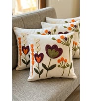 4lü Kırlent Kılıfı, Dijital Baskılı Çift Taraflı Kırlent Kılıfı 45x45cm
