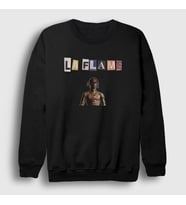 Presmono Unisex Siyah La Flame Astroworld Travis Scott Sweatshirt 42771tt