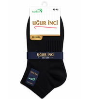 Uğur İnci Bambu Çorap Unisex Nefes Alabilen Terletmez Antibakteriyel Yumuşak Günlük Çorap 3 lü paket
