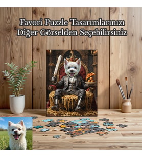 Evcil Dostlarla Eğlenceli Zeka Yolculuğu: 240 Parça Karikatürlü Puzzle!