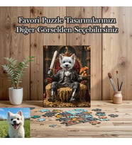 Evcil Dostlarla Eğlenceli Zeka Yolculuğu: 240 Parça Karikatürlü Puzzle!