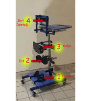 Karma Grup Ortopedi Ayakta Durma Masası (LARGE BEDEN-120-150 CM) ''GÖVDE DESTEKLİ''  Multi Ayarlanabilir
