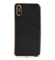 Newface Xiaomi Redmi 9A Kılıf Volet Silikon - Siyah