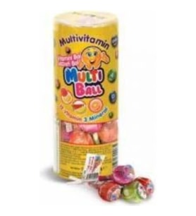 Multi Ball Lolipop Multivitamin 15'Lik