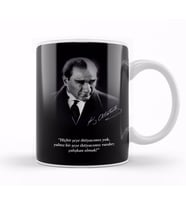 Mustafa Kemal Atatürk söz Kupa Bardak Porselen