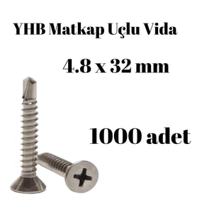 Matkap Uçlu Vida YHB 4.8x32 1000'li Paket