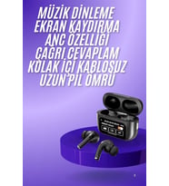 Yeni Nesil Anc Özellikli Çağrı Cevaplayan Dokunmatik Ekranlı Siyah