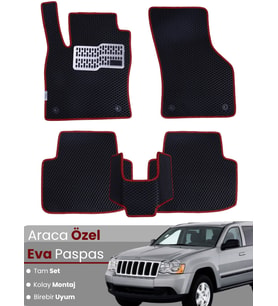JEEP GRAND CHEROKEE (2005-2010) Uyumlu EVA Paspas Tam Set–Araca Özel,Kolay Montaj,Su Geçirmez