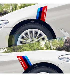 Bmw M Performance Limited Edition Oto Sticker Yapıştırma 2 Adet ( 24 x 10 Cm Ölçü )