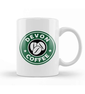 Devon Coffee Kupa Bardak Porselen