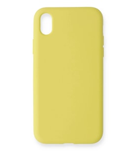Durukar® iPhone XR Kılıf Nano içi Kadife Silikon - Sarı