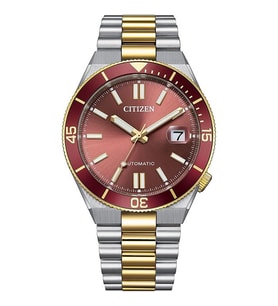Citizen Tsuyosa Shore Coral Red Automatic NJ0234-58X Erkek Kol Saati