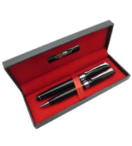 Signator® T485 Siyah Krom Kalem Seti  İsme Özel Kalem  Hediyelik Kalem (Karışık)