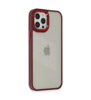 Apple İphone 12 Pro Max Kılıf Dora Kapak - Kırmızı