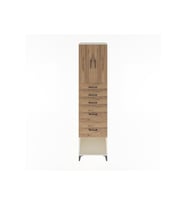 Hyperion Dolap 2 Raflı 5 Çekmeceli 2 Kapaklı 60x44x243 Aytaşı-Çam