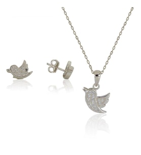 Söğütlü Silver mini güvercin ikili set